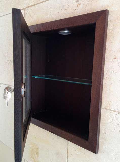 Wenge Recessed Cabinets
